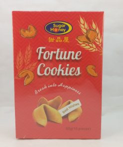 BISCUITS DE FORTUNE 10p 12/50g SUGAR HONEY fortune cookies FR 01.25 *