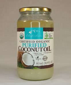 HUILE DE COCO PURIFIE BIO 915ml/6 C/C #OIL029 purified oil FR 03.25 *