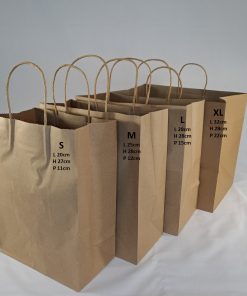 SAC KRAFT A/HANSE L 280*280*150mm 20/25pcs 01.25