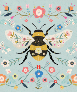 Carte d’art Bee Brown « Bee”