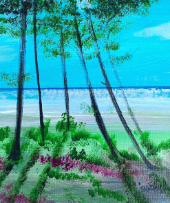 Carte d&rsquo;art Daniela Pinto « La Lagune »