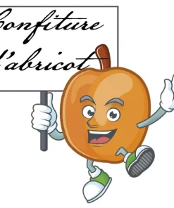 12 Etiquettes personnalisables Confiture d&rsquo;abricot maison