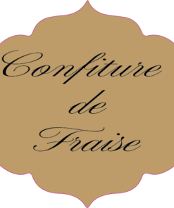 15 Etiquettes autocollantes personnalisables pour conserves maison Confiture de fraise