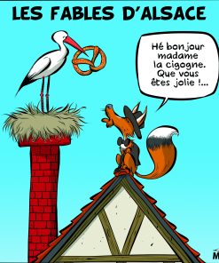 Carte Alsace MEB Matyo Emmel Bast « Les fables d&rsquo;Alsace »