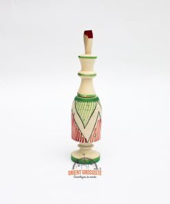 Flacon à Khôl traditionnel en bois – fait main (Lot de 6)