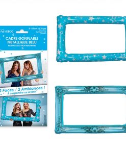 CADRE GONFLABLE METALLIQUE BLEU