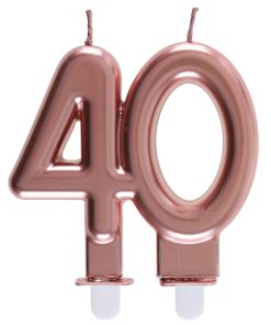 BOUGIE ROSE GOLD 40ANS