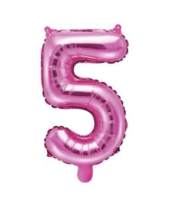 Ballon chiffre 5 – Rose