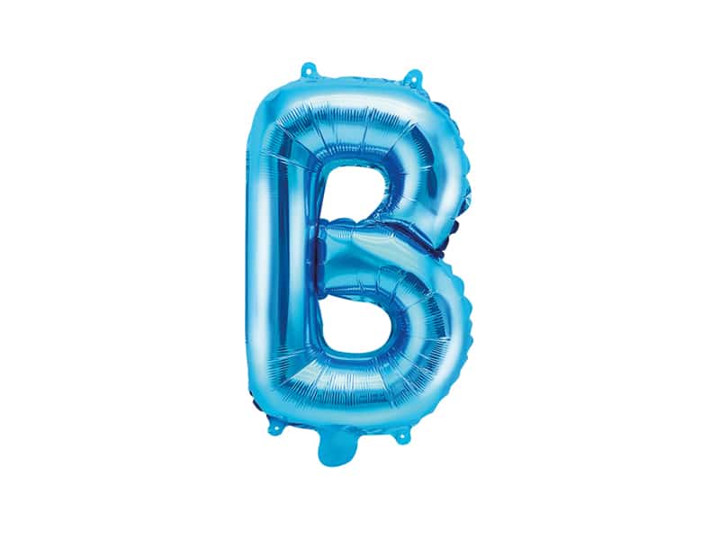 Ballon lettre B – Bleu