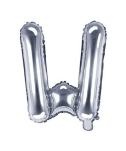 Ballon lettre W – Argent