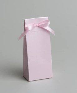 Contenant à dragées – Lilou – Rose Nacré – Lot de 10