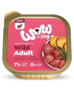 WOW pâtée chien adulte gibier